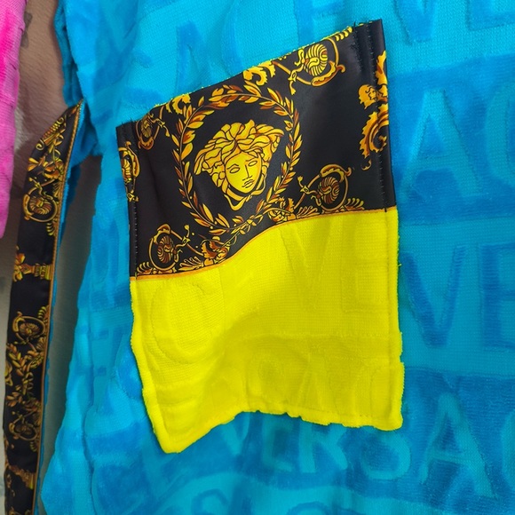 Versace Rainbow Jacquard Bathrobe - Picture 5 of 6